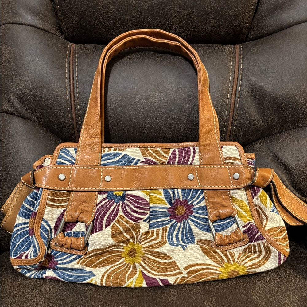 Brown Fossil Satchel